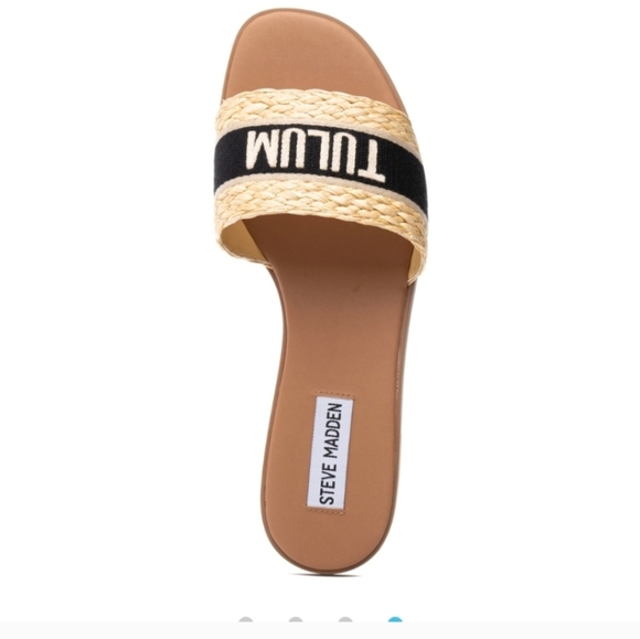 NWT NIB steve madden Knox raffia sandal sz 8.5 - Picture 1 of 7